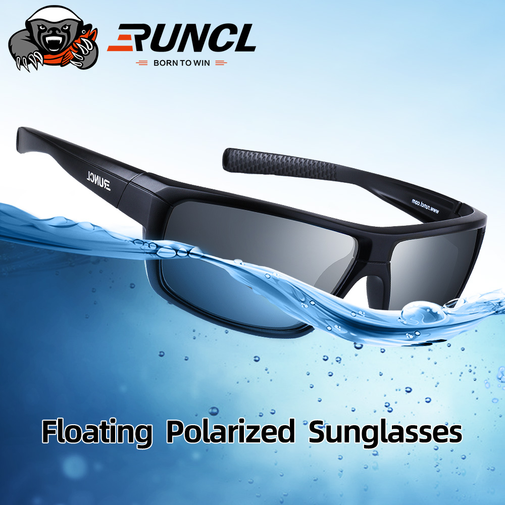 RUNCL Polarized Floating Sunglasses Sports Fishin..